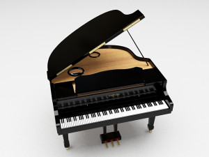 piano Model 3D