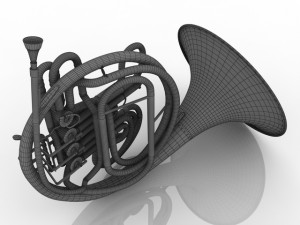 trumpet 3D 모델