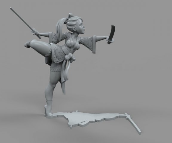 galina 3D Модель .c4d .max .obj .3ds .fbx .stl .blend 