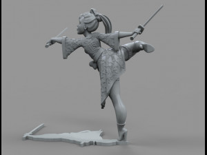 galina 3D Модель