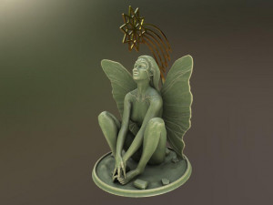 dreaming girl 3D Model