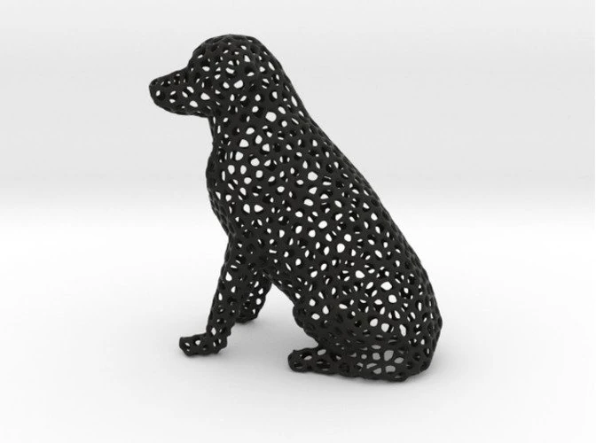 labrador 3D Model .c4d .max .obj .3ds .fbx .stl .blend 