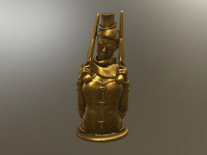 steampunk lady 3D Model