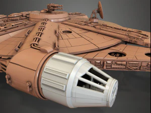 starwars millennium falcon 3D Model