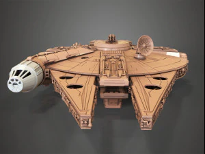 starwars millennium falcon 3D Model