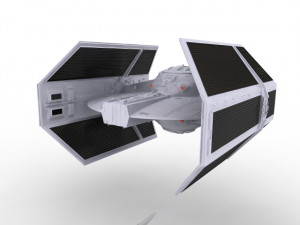 star wars tie fighter advanced 3D Model