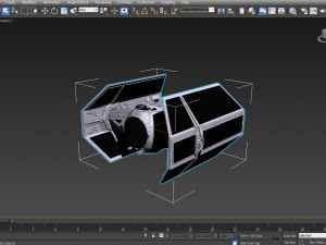star wars tie fighter advanced 3D Model
