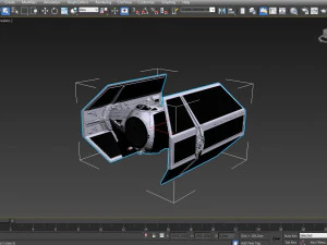 star wars tie fighter advanced 3D Model