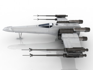 star wars x-wing Modèle 3D