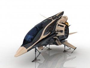 spaceship 3D Model
