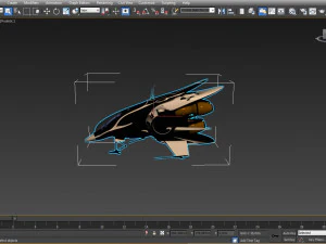 vaisseau spatial Modèle 3D