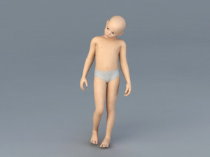 boy child 3D Model