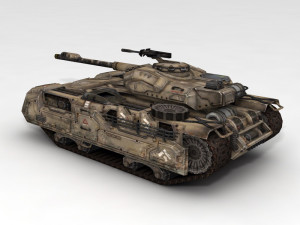 sci-fi tank Modelo 3D
