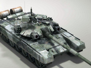 t-90 tank 3D Модель