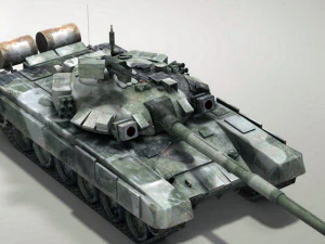 t-90 tank 3D Model
