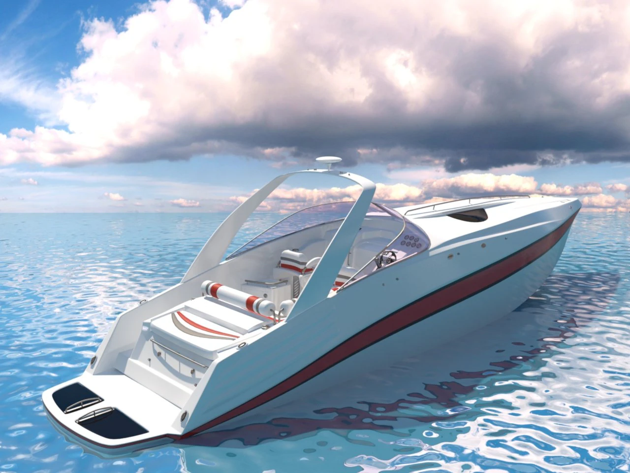 boat 3D Model .c4d .max .obj .3ds .fbx .stl .blend