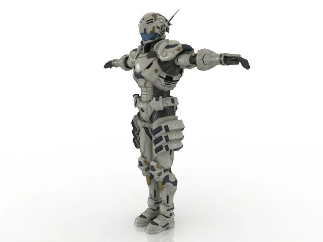 combat spacesuit 3D Model .c4d .max .obj .3ds .fbx .stl .blend 