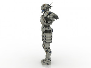 combat spacesuit 3D Модель