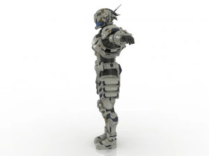 combat spacesuit 3D Model