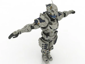 combat spacesuit 3D Model