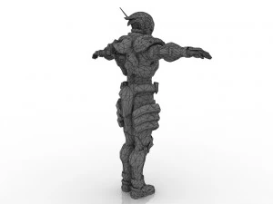 combat spacesuit 3D Model