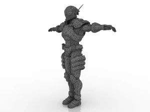 combat spacesuit 3D Model