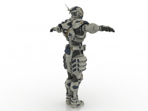 combat spacesuit 3D Модель