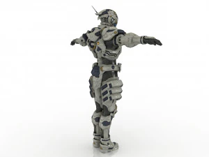 combat spacesuit 3D Model
