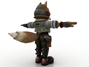 fox 3Dモデル