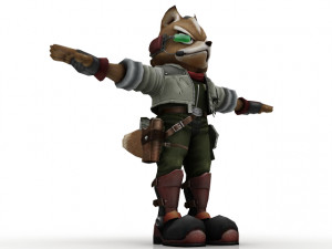 fox 3Dモデル