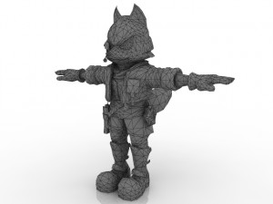 fox 3Dモデル