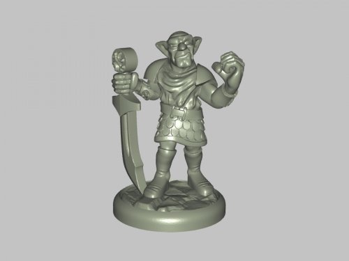 goblin in armor 3D-Modell .c4d .max .obj .3ds .fbx .stl .blend 