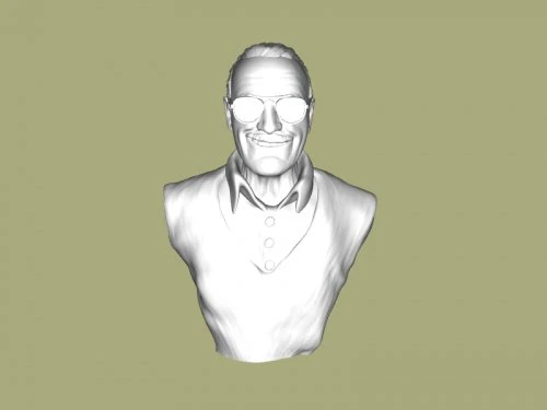 stan lee 3D Model .c4d .max .obj .3ds .fbx .stl .blend 