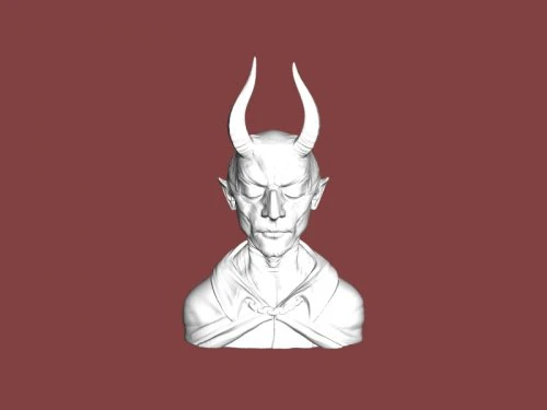 demon 3D Model .c4d .max .obj .3ds .fbx .stl .blend 
