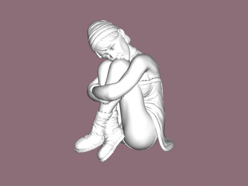 snow maiden Model 3D .c4d .max .obj .3ds .fbx .stl .blend 