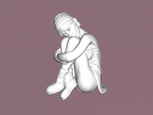 doncella de nieve Modelo 3D