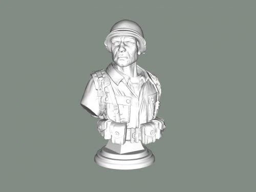 american soldier 3D Model .c4d .max .obj .3ds .fbx .stl .blend