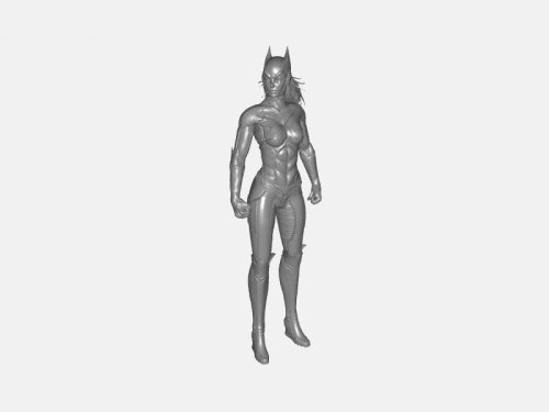 batman girlfriend 3D Model .c4d .max .obj .3ds .fbx .stl .blend 