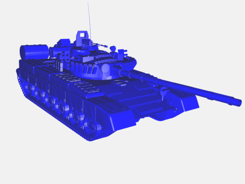 tank t 80 3D Модель .c4d .max .obj .3ds .fbx .stl .blend 