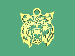 keychain lynx 3D Model