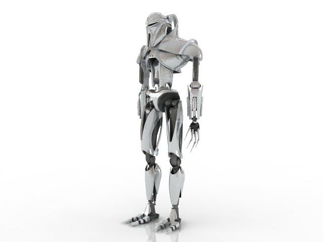 robot Model 3D .c4d .max .obj .3ds .fbx .stl .blend 