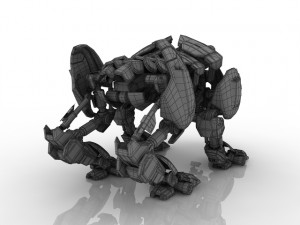 warrior Modèle 3D