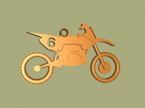 keychain motorcycle 3D 모델 .c4d .max .obj .3ds .fbx .stl .blend 