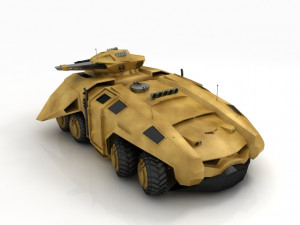 tank concept Modèle 3D