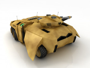 tank concept Modelo 3D