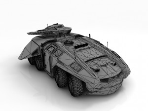 tank concept Modelo 3D