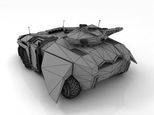 tank concept Modelo 3D