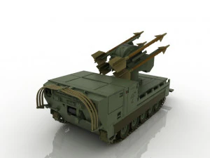 sistema missilistico Modello 3D