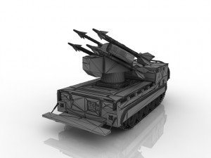 missile system 3D मॉडल