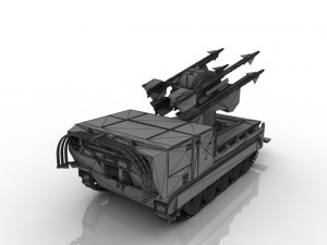 missile system 3D मॉडल